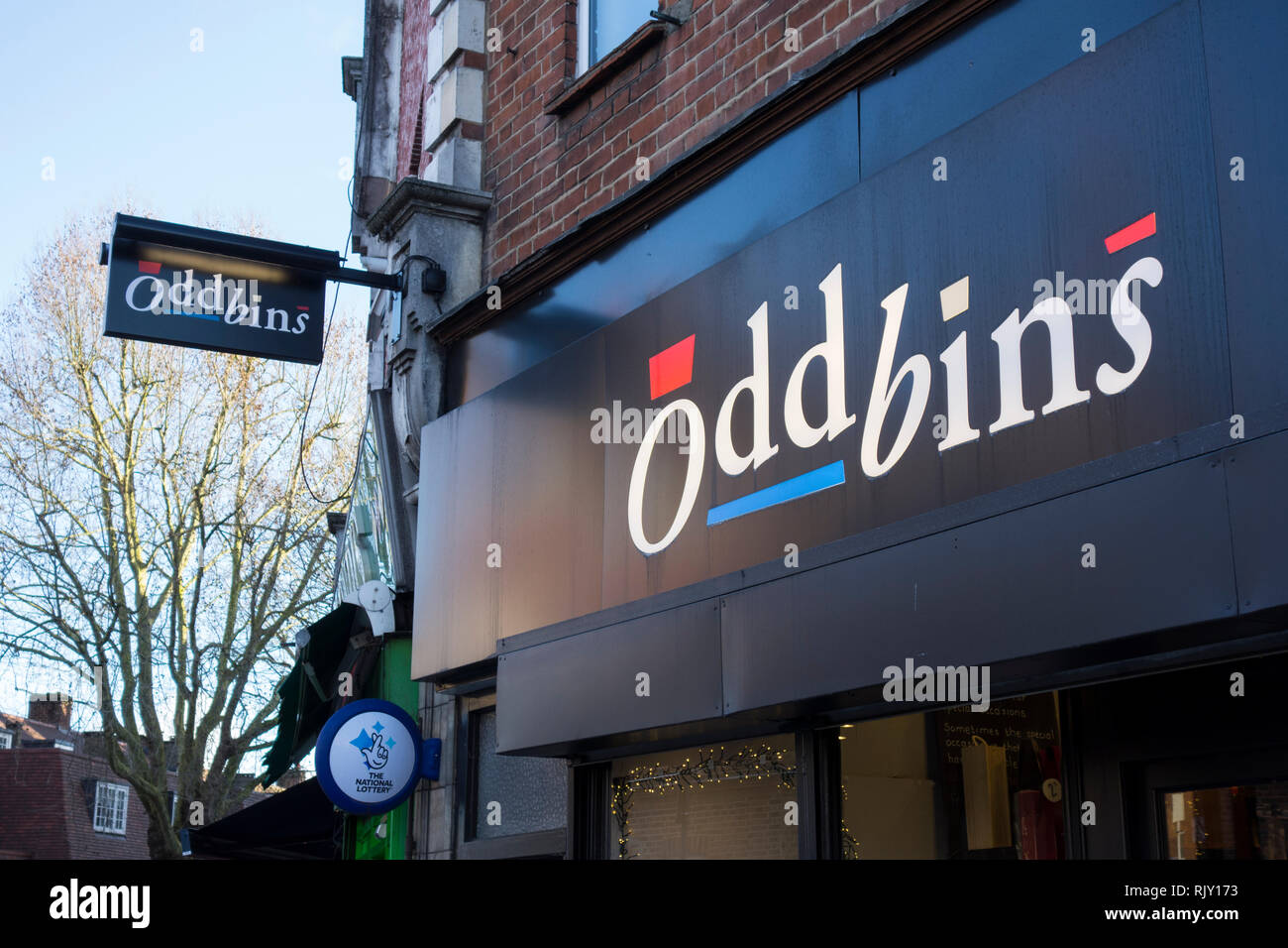 Oddbins, Palliser Straße, Barons Court, Hammersmith, London, W14, Großbritannien Stockfoto