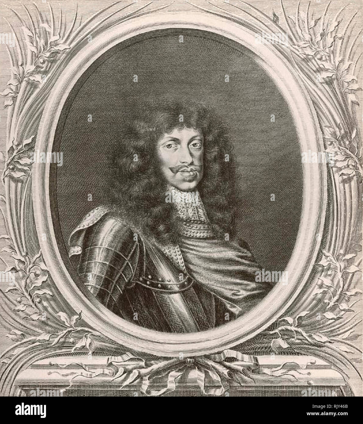 LEOPOLD I., Kaiser des Heiligen Römischen Reiches (1640-1705) baes Über 1672 Gemälde Stockfoto