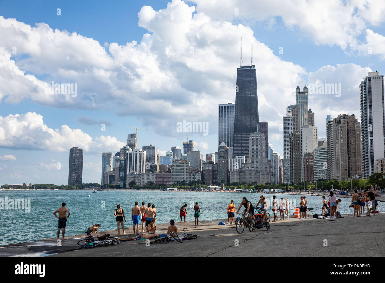 Gold Coast in Chicago, Illinois. September, 2018 Stockfoto