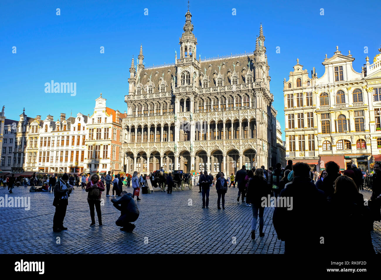 15.11.2018, Bruessel, Belgien - das Maison du Roi mit dem Stadtmuseum der Grand-Place in Bruessel Stockfoto