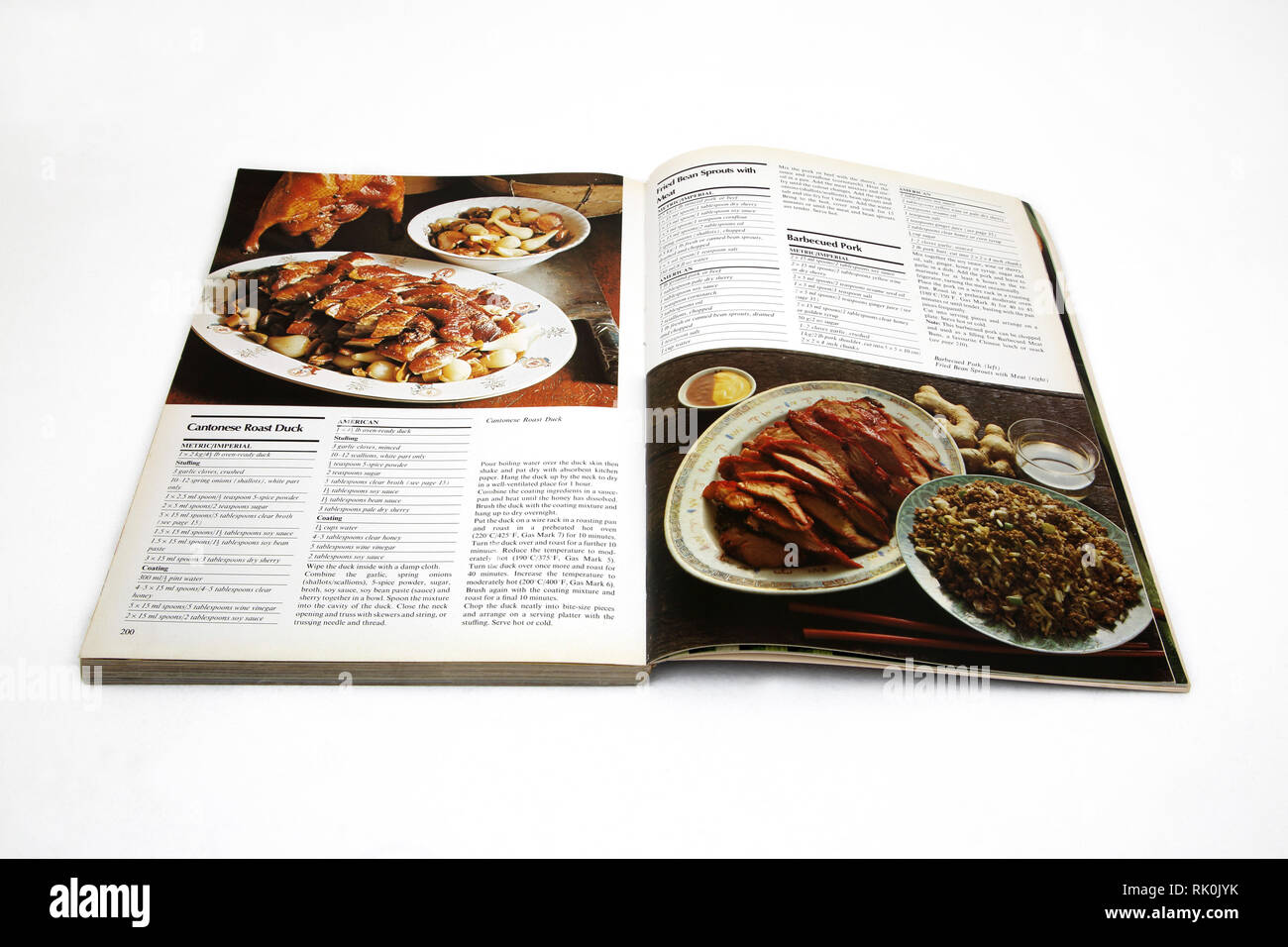 Die komplette Enzyklopädie der chinesischen Küche Buch Stockfoto