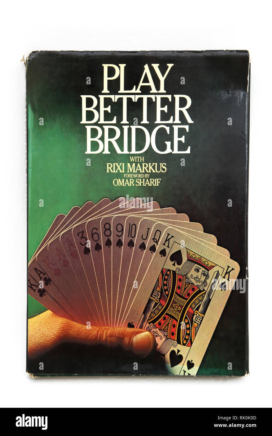 Buch über die Brücke - Spielen besser Brücke mit Rixi Markus Stockfoto