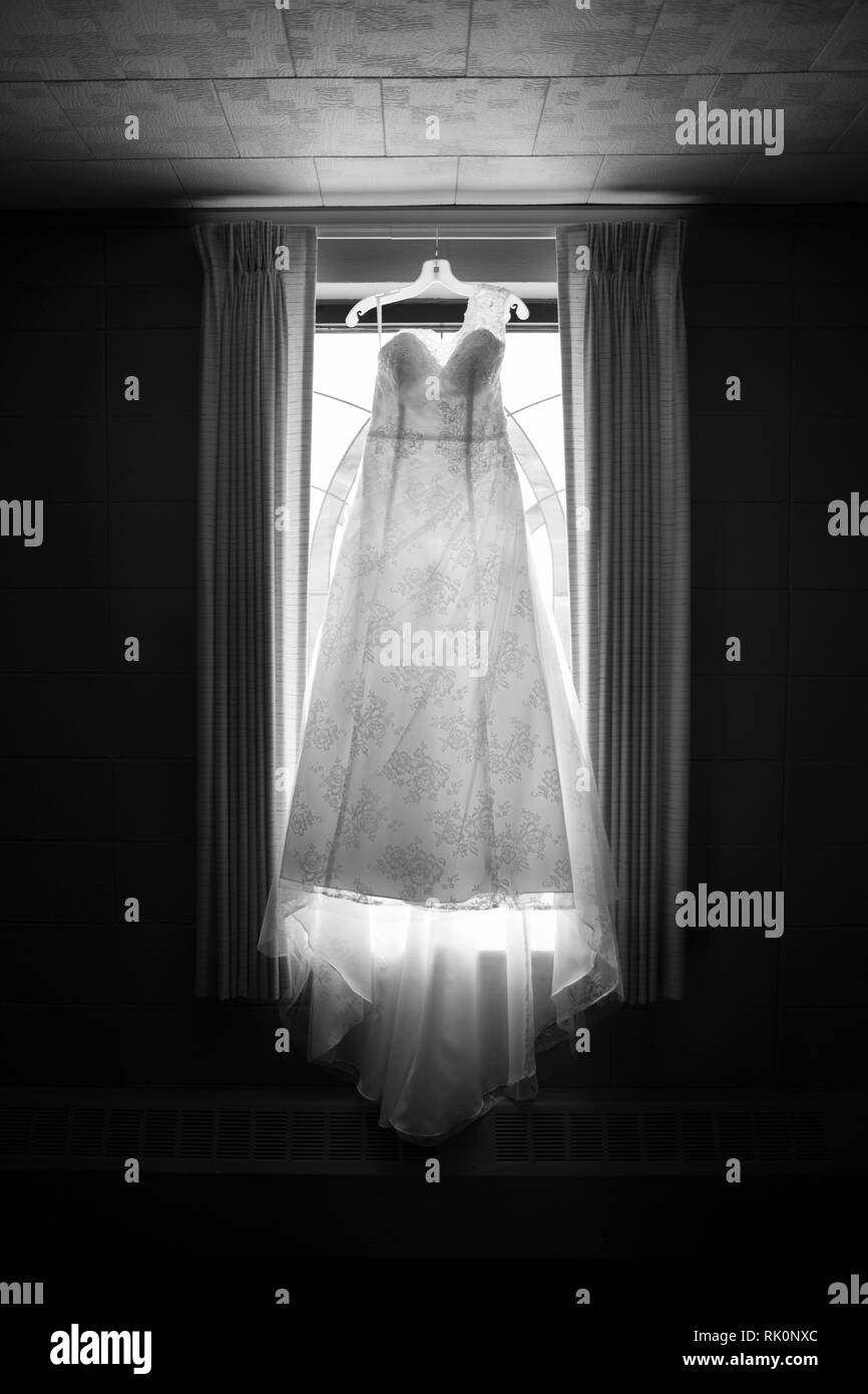 Hochzeitskleid Stockfoto