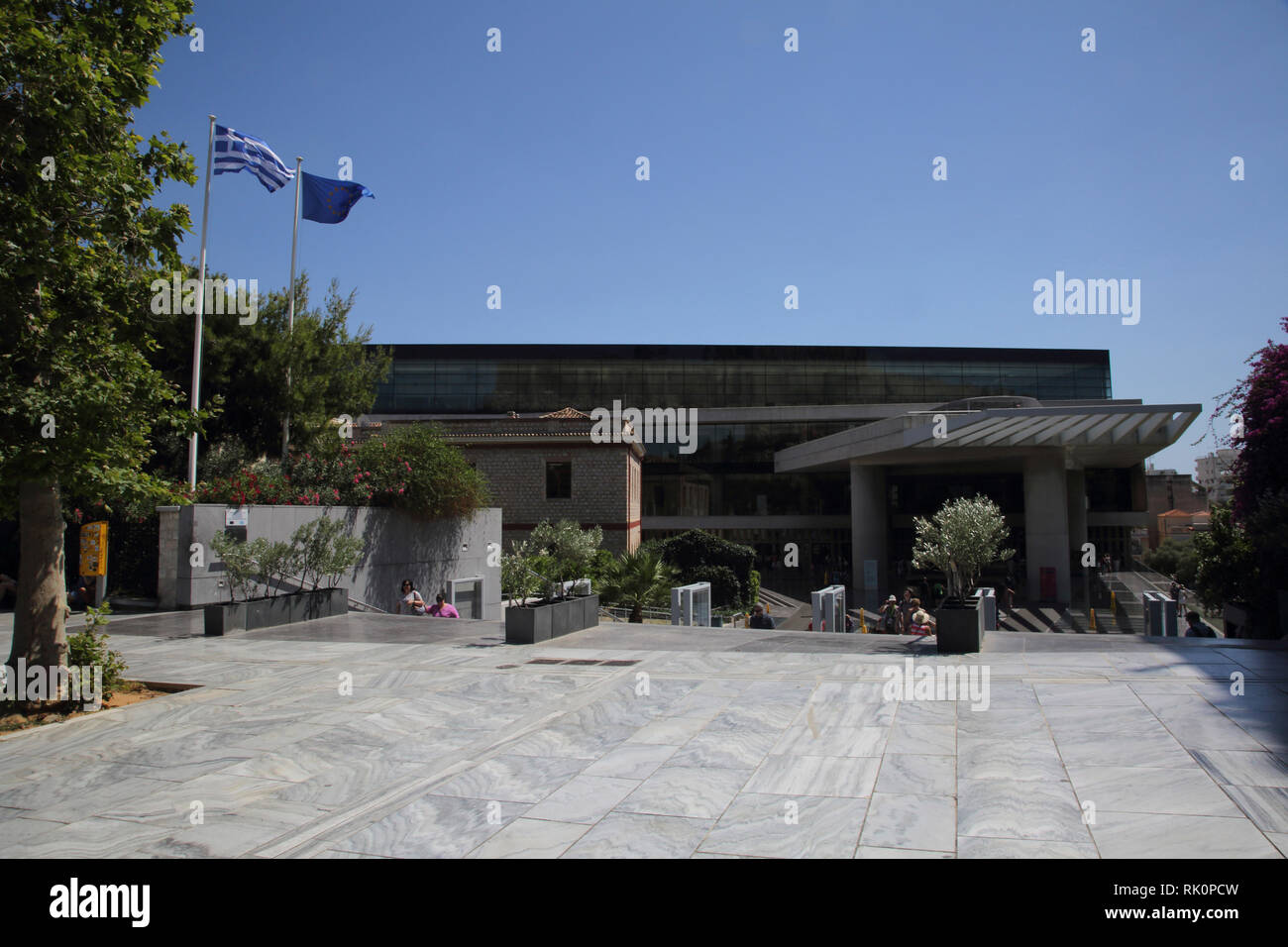 Das neue Akropolis Museum Makrigianni Bezirk Athen Griechenland Stockfoto