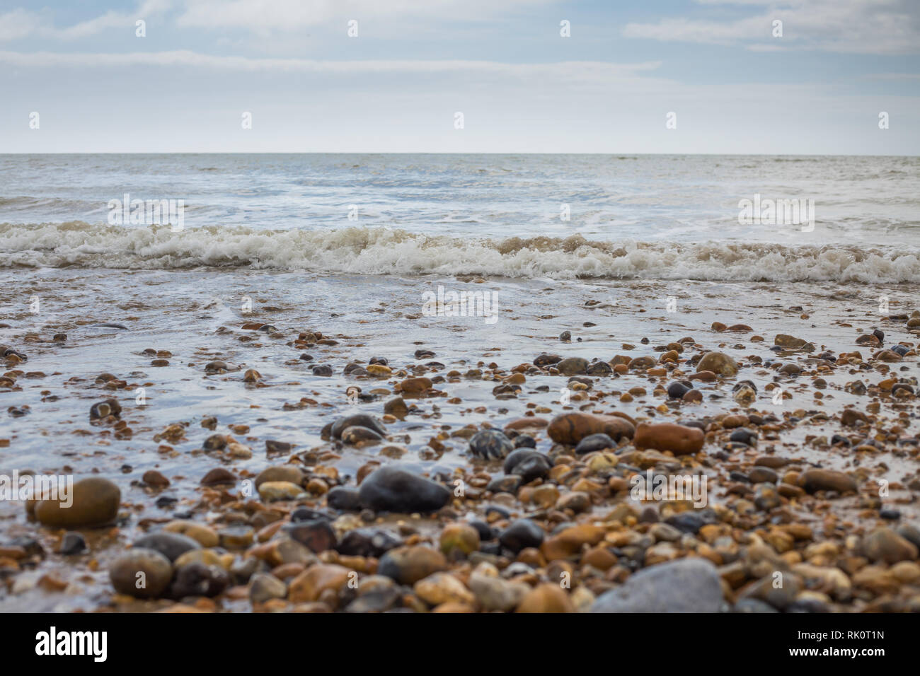 Der Strand von Eastbourne Stockfoto