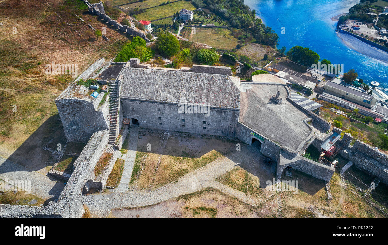 Rozafa Schloss, Albanien im Jahr 2017 getroffen Stockfoto