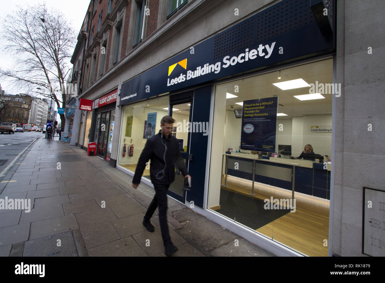 Leeds Building Society, London Stockfoto