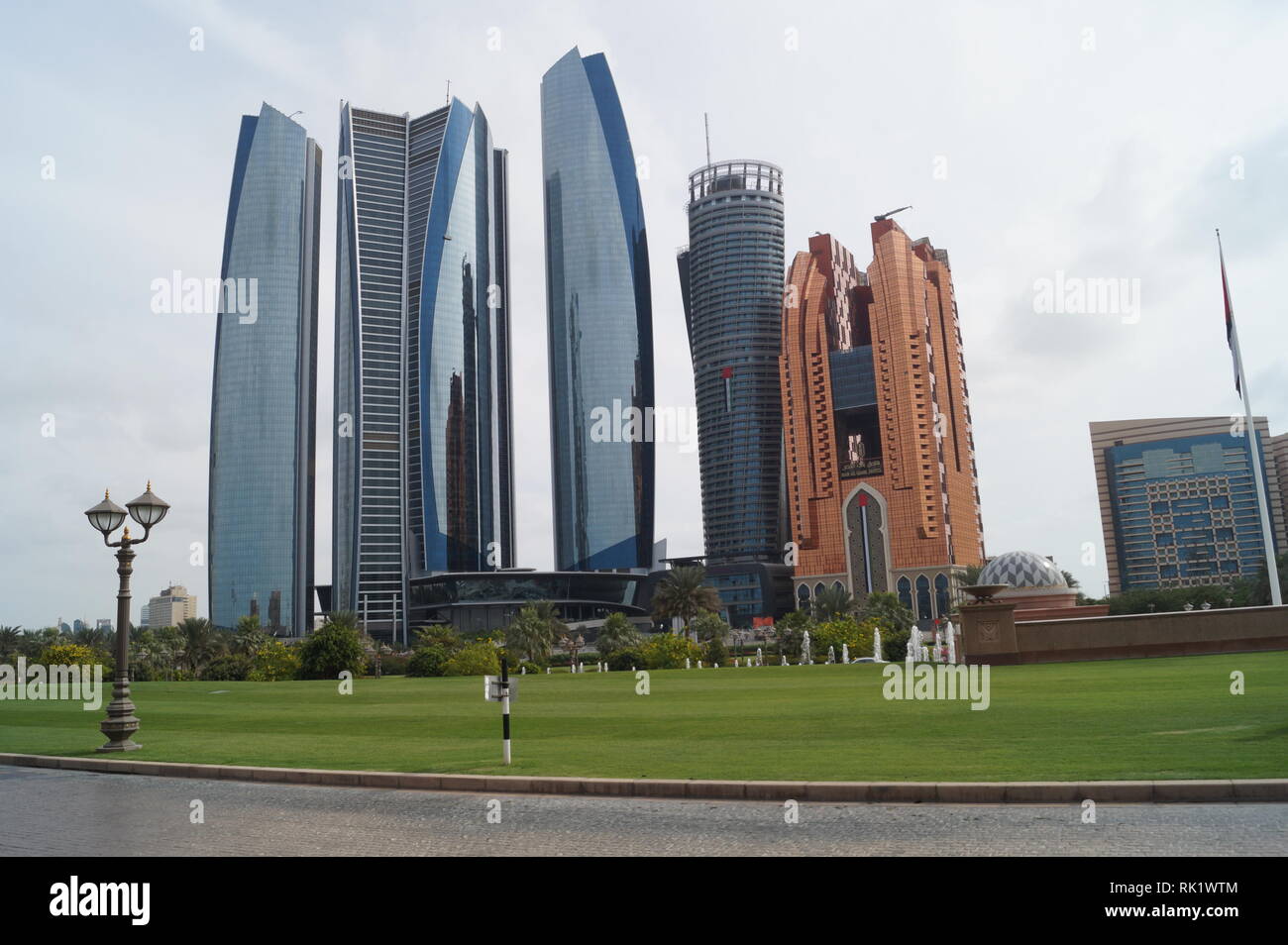 Tagesausflug nach Emirates Palace - Abu Dhabi Stockfoto