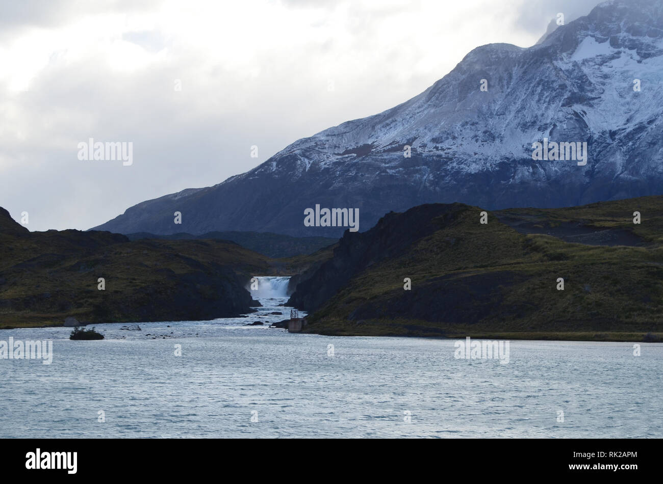 Unberührte Lebensraum im Torres del Paine Nationalpark, chilenischen Patagonien Stockfoto