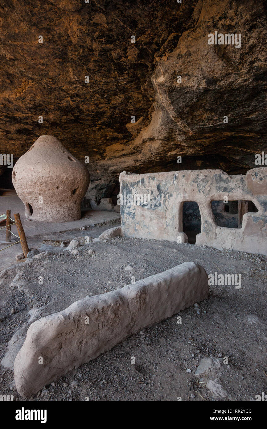 Cueva de la Olla, Mpo. Casas Grandes, Chihuahua, Mexiko Stockfoto