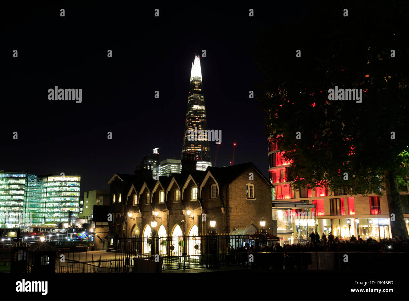 Der Shard Wolkenkratzer, South Bank, London City, England, Vereinigtes Königreich Stockfoto