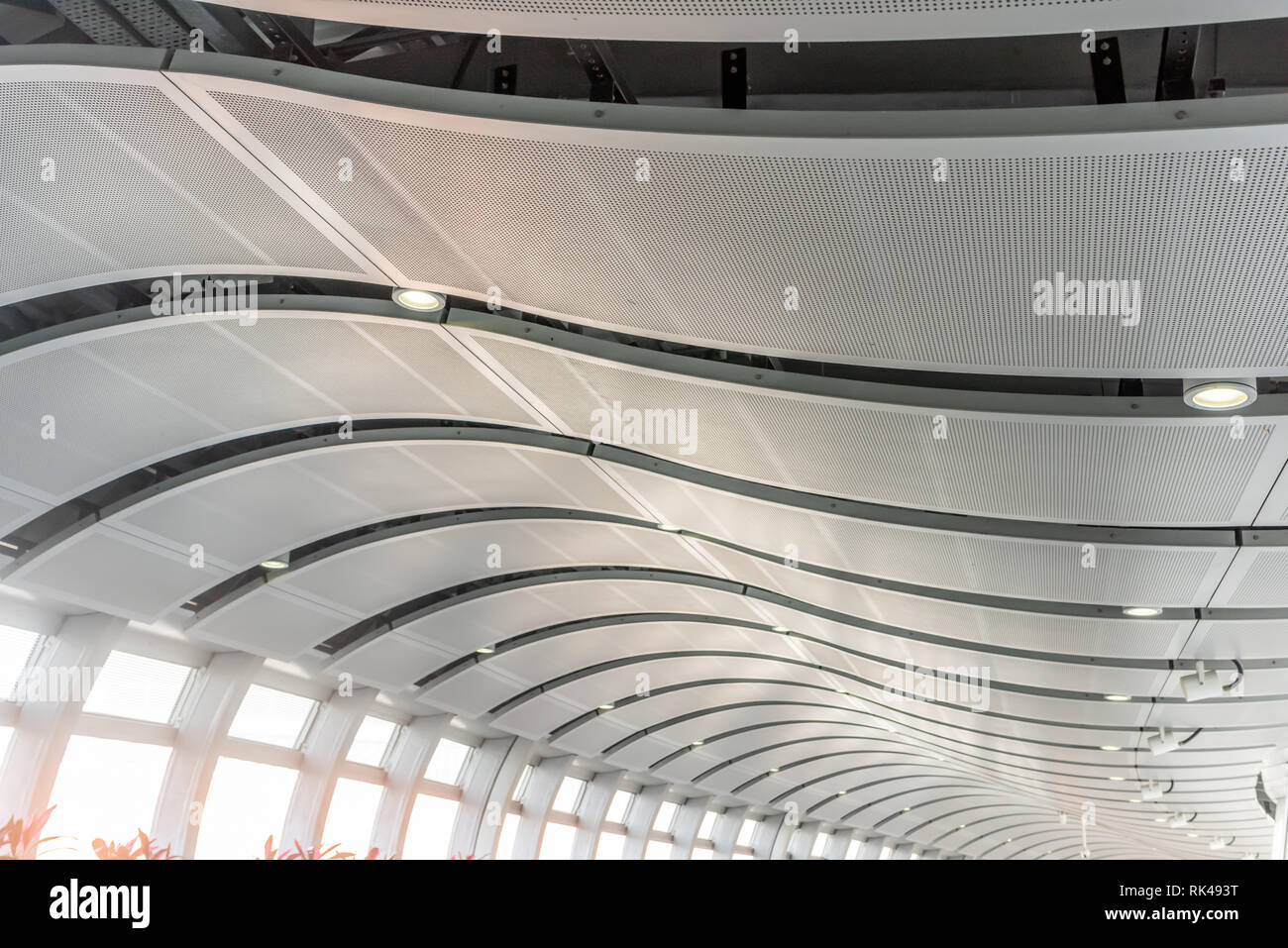 West Kowloon, Hong Kong May 04, 2019: Hongkong West Kowloon Station. Es ist die einzige Station in der Hong Kong Abschnitt und die Verbindung mit dem Festland Ch Stockfoto