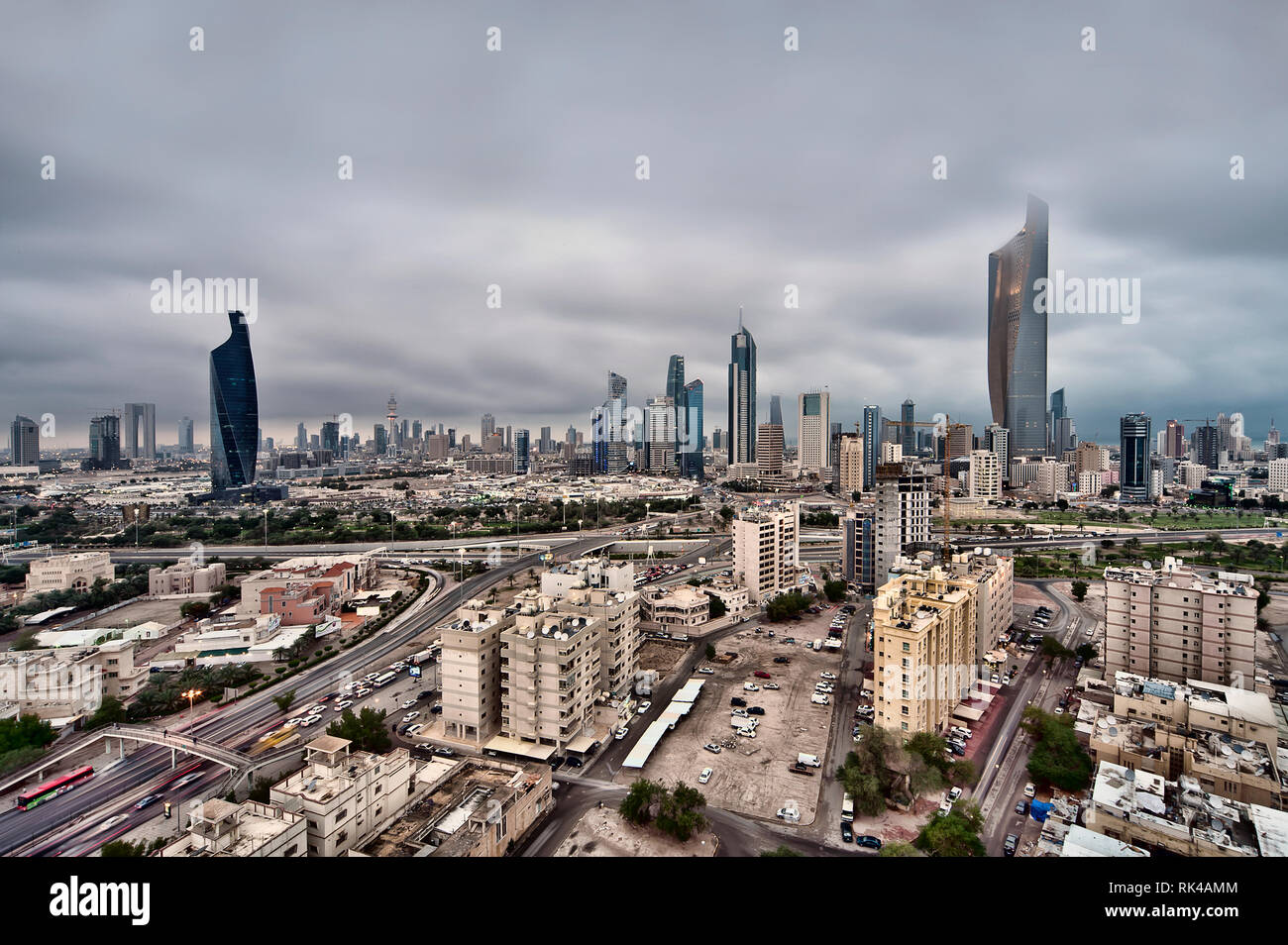 Kuwait-Stadt Stockfoto