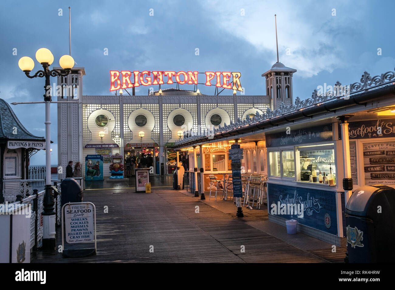 Brighton Pier Stockfoto