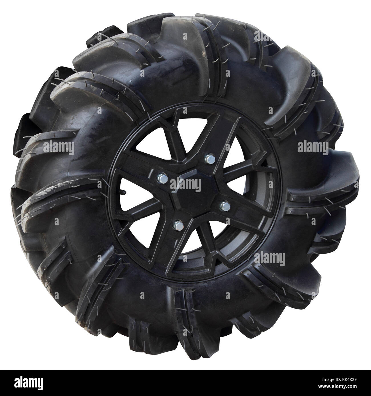 Hohe Spurweite Rad für moderne Quad Bike. Stockfoto