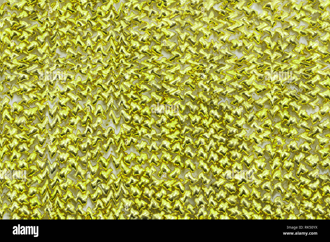 Keramik Kunst im Park Güell in der unesco-Arbeit. Stockfoto