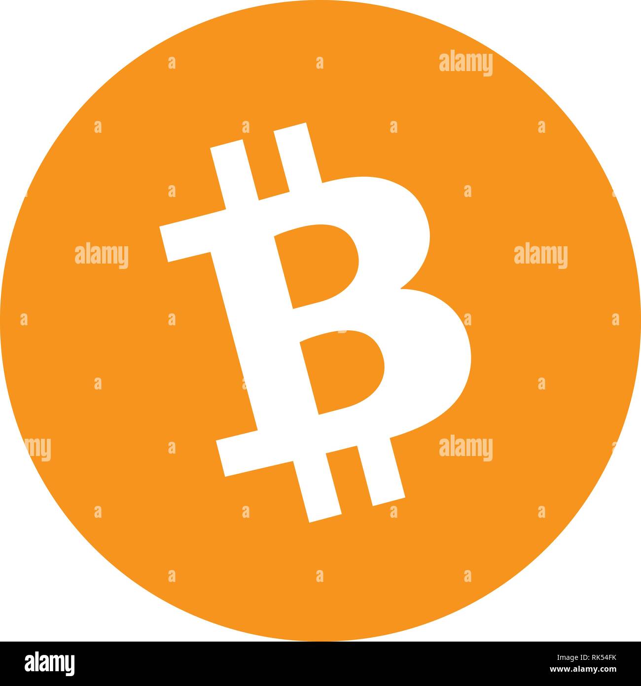 Vector Illustration Bitcoin Cash Crypto Wahrung Blockchain Flachbild - 