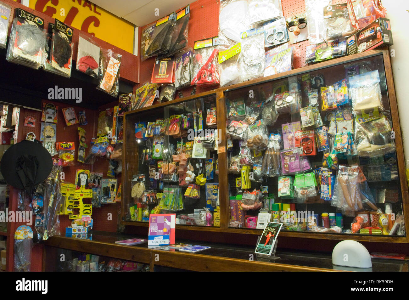 International Magic Shop - London, verkauft Magic tricks und Späße. Stockfoto