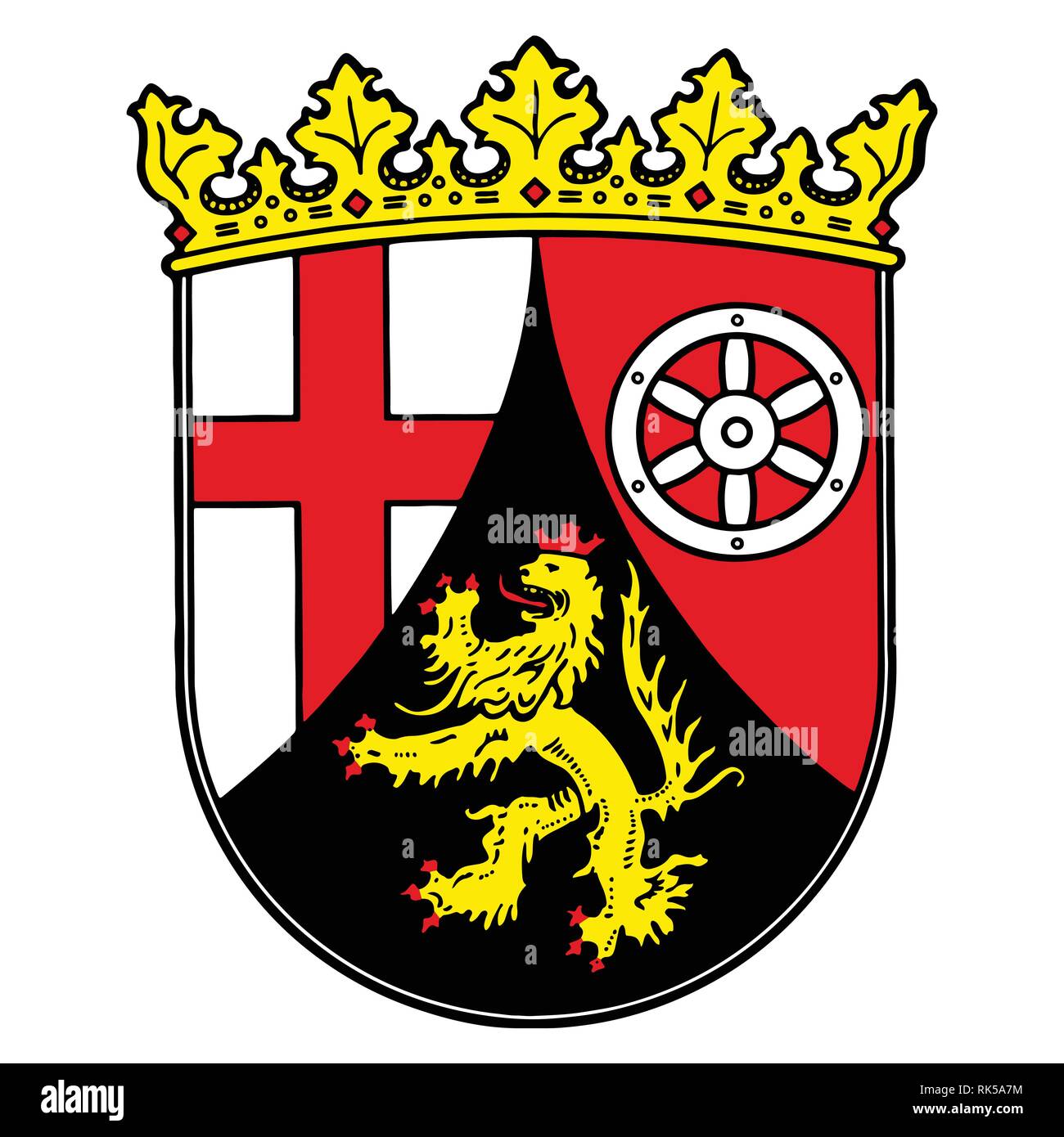 Rheinland Pfalz Vektor Stockfotos Und Bilder Kaufen Alamy