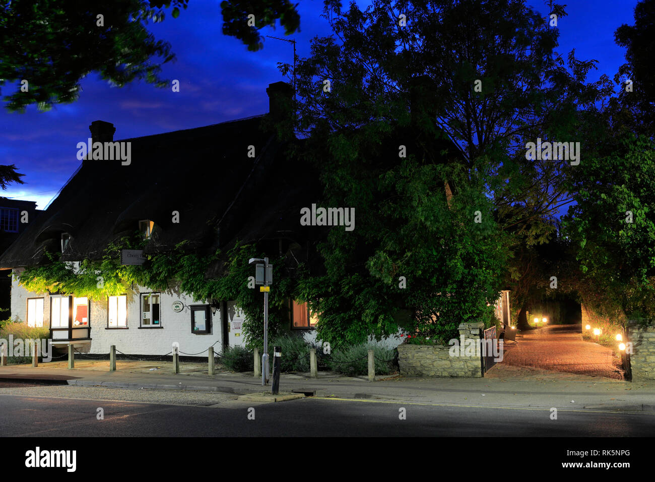 Die Cherry House Restaurant, Church Street, Werrington Dorf, Cambridgeshire, England, Großbritannien Stockfoto