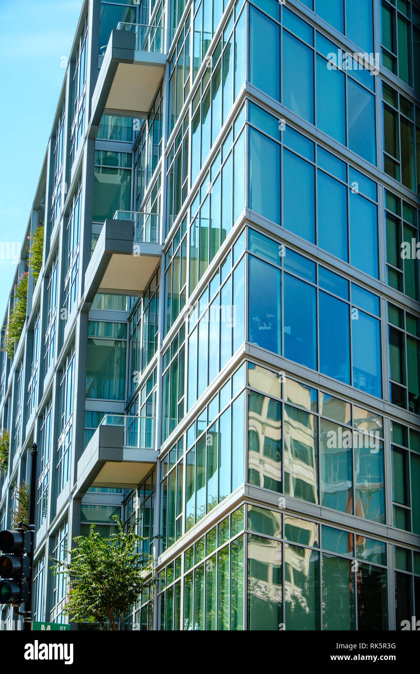 22 West condominium Gebäude, 1177 22 Street NW, Washington DC Stockfoto