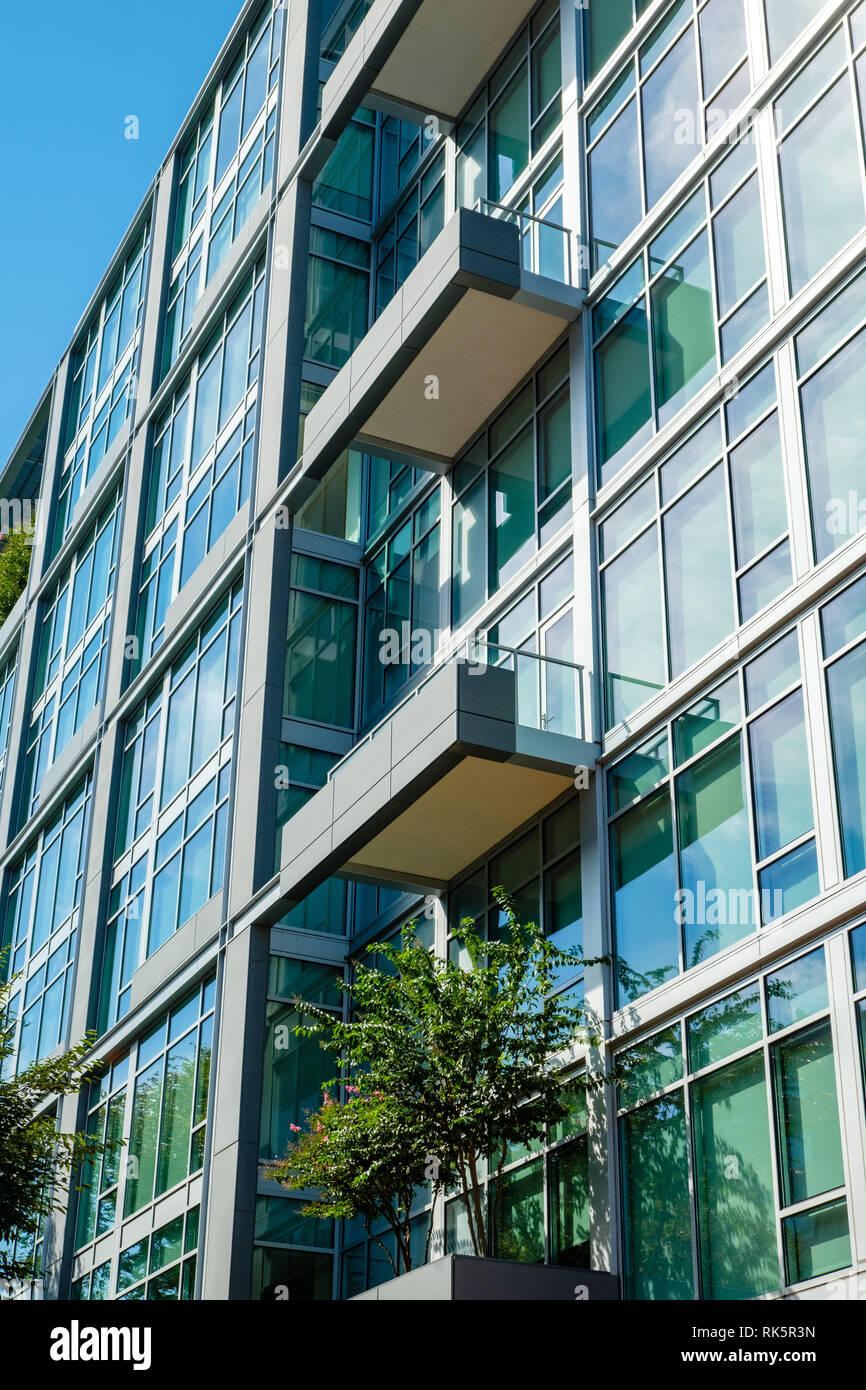 22 West condominium Gebäude, 1177 22 Street NW, Washington DC Stockfoto