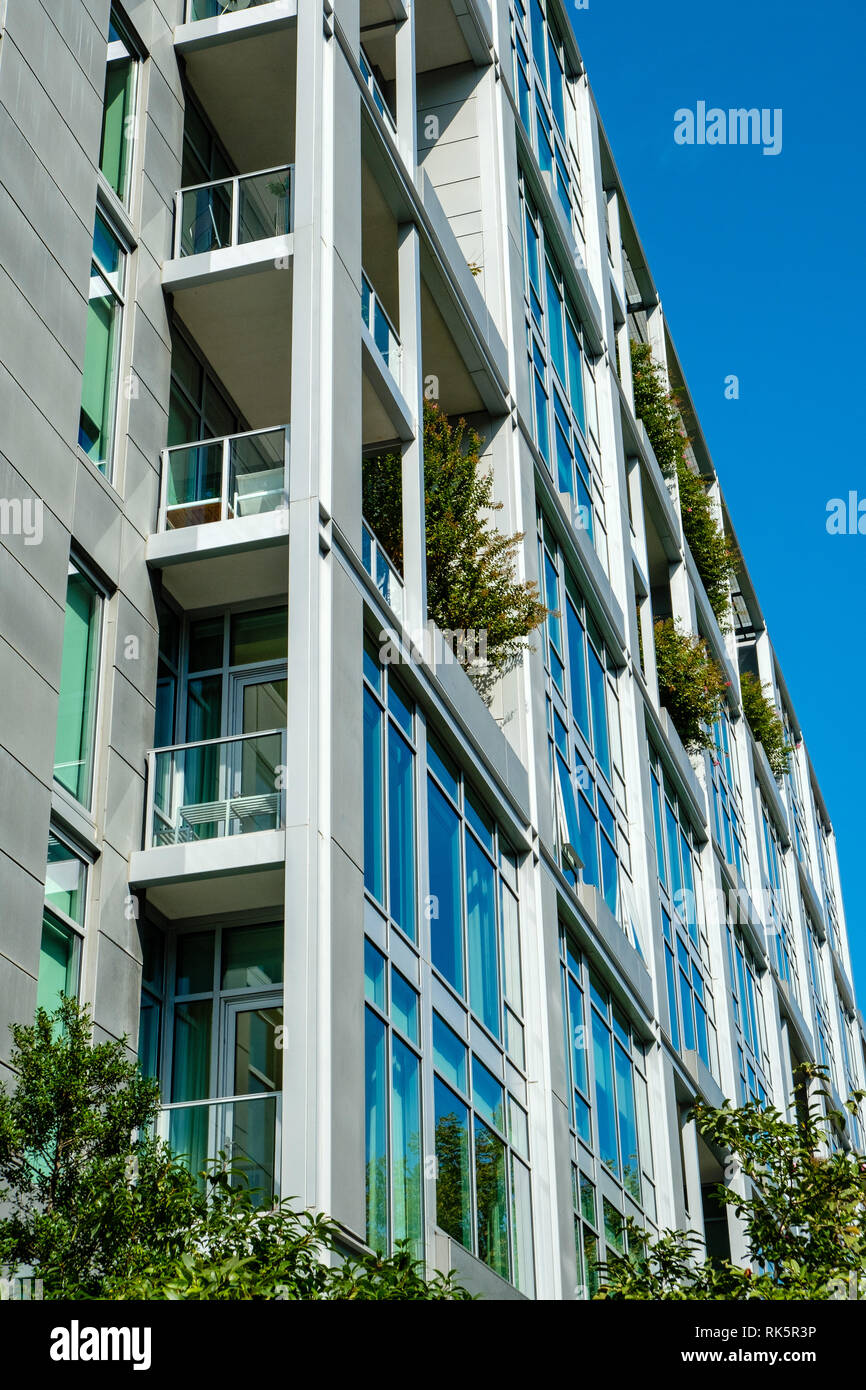 22 West condominium Gebäude, 1177 22 Street NW, Washington DC Stockfoto