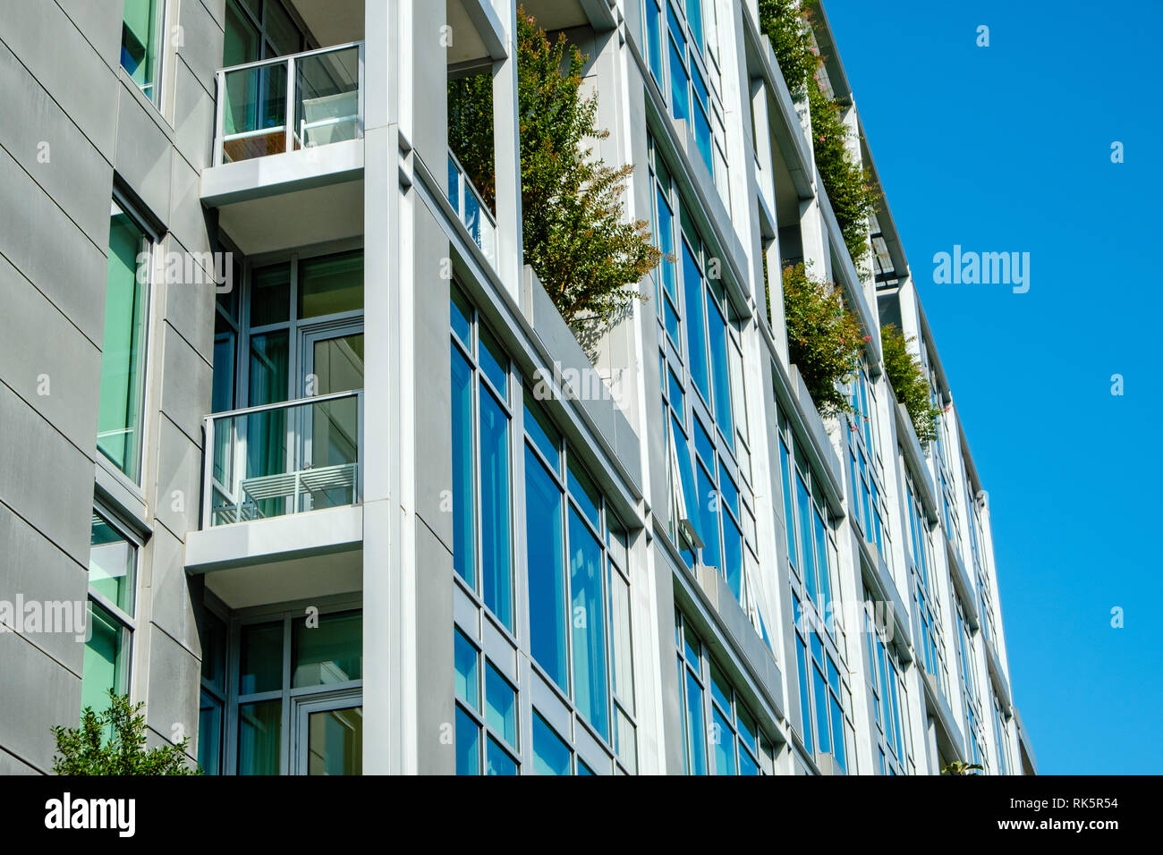 22 West condominium Gebäude, 1177 22 Street NW, Washington DC Stockfoto