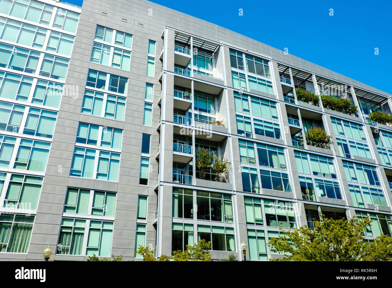 22 West condominium Gebäude, 1177 22 Street NW, Washington DC Stockfoto