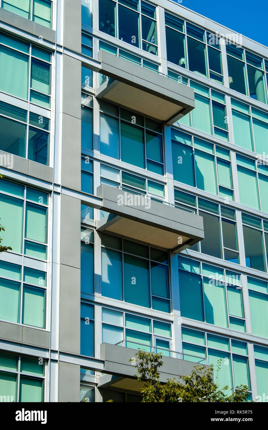 22 West condominium Gebäude, 1177 22 Street NW, Washington DC Stockfoto