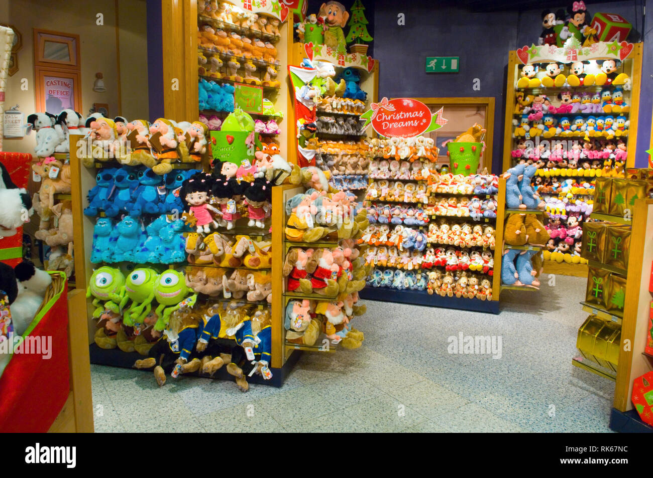Disney Shop Shop Oxford Street Stockfoto