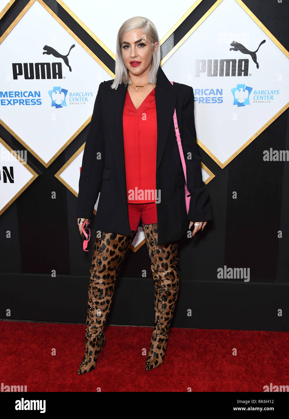 Los Angeles, CA, USA. 9 Feb, 2019. 09. Februar 2019 - Los Angeles, Kalifornien - Joelle James. 2019 Roc Nation der Brunch statt an einer privaten Residenz. Photo Credit: Birdie Thompson/AdMedia Credit: Birdie Thompson/AdMedia/ZUMA Draht/Alamy leben Nachrichten Stockfoto