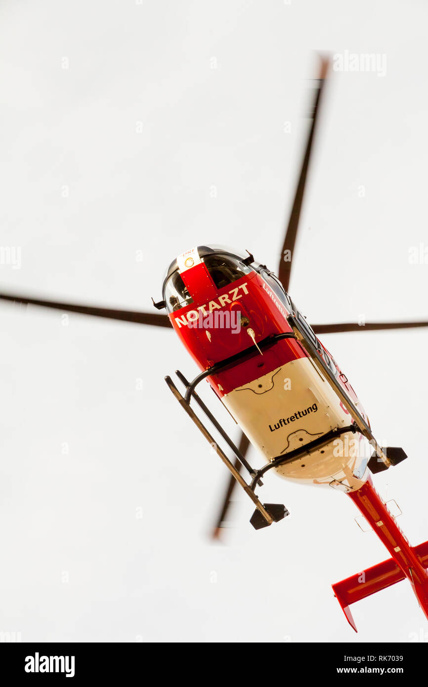 Rescue Heli Stockfoto