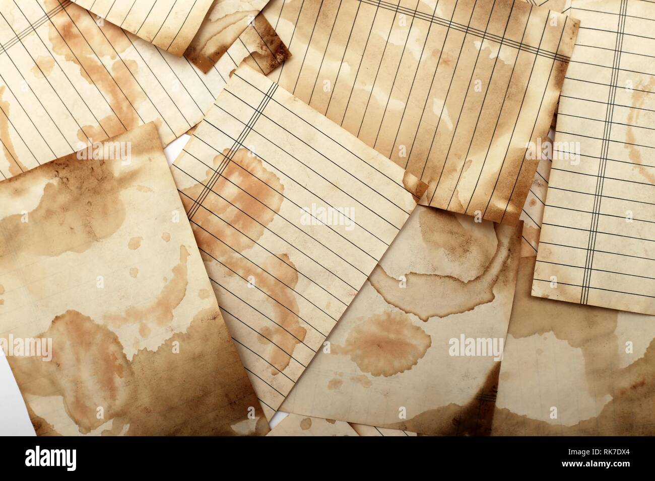 Scrapbook Hintergrund. Jahrgang Seite Stockfoto