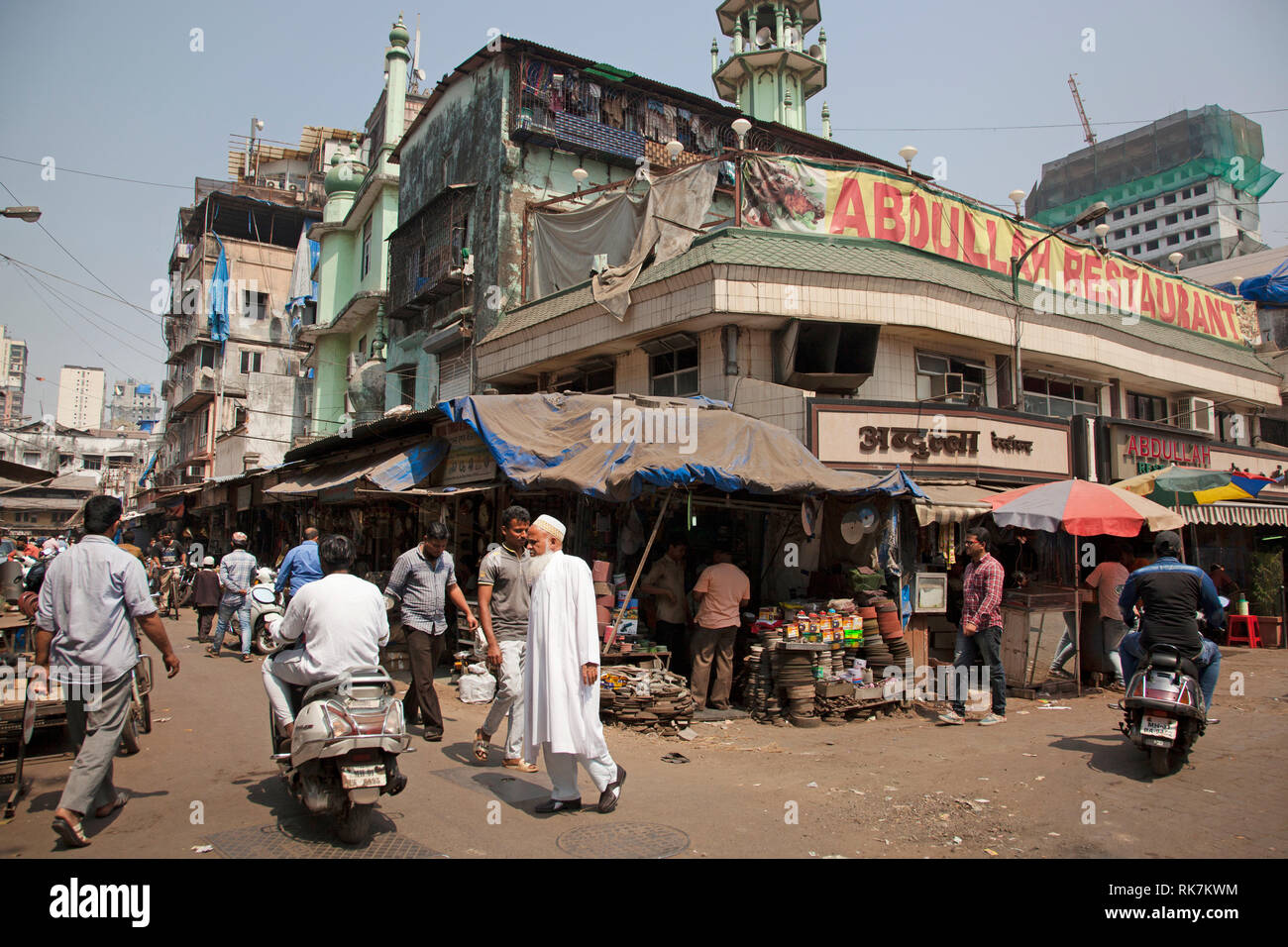 Markt in Mumbai, Indien Stockfoto