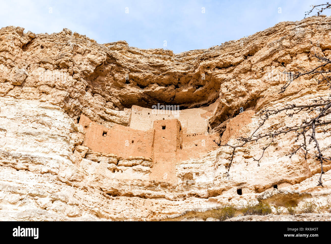 Montezuma Castle National Monument in Utah, USA. Stockfoto