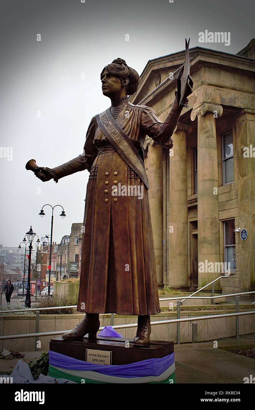 Annie Kenney Statue von Denise Dutton Stockfoto