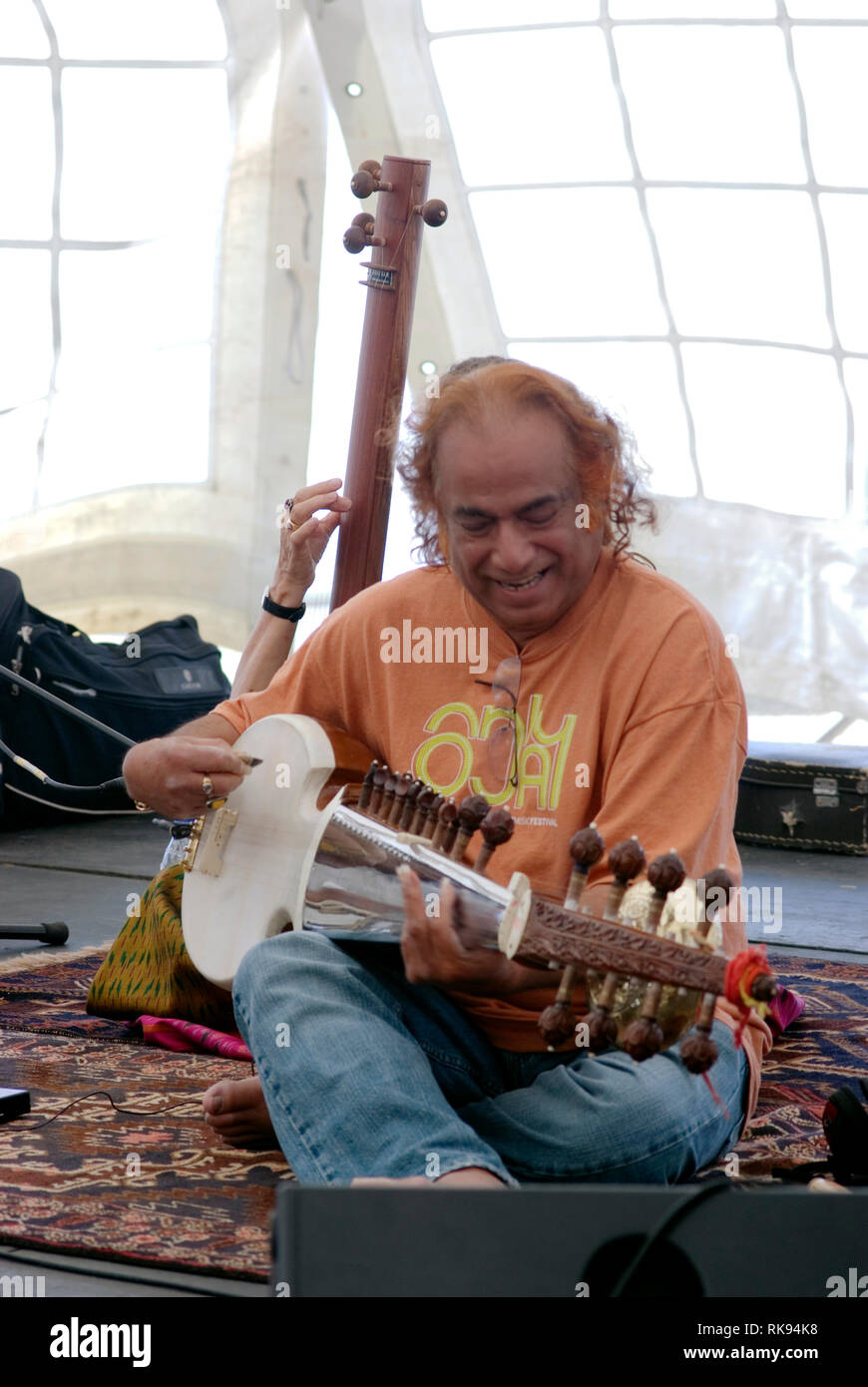 Aashish Khan, Cambridge 2010 Stockfoto