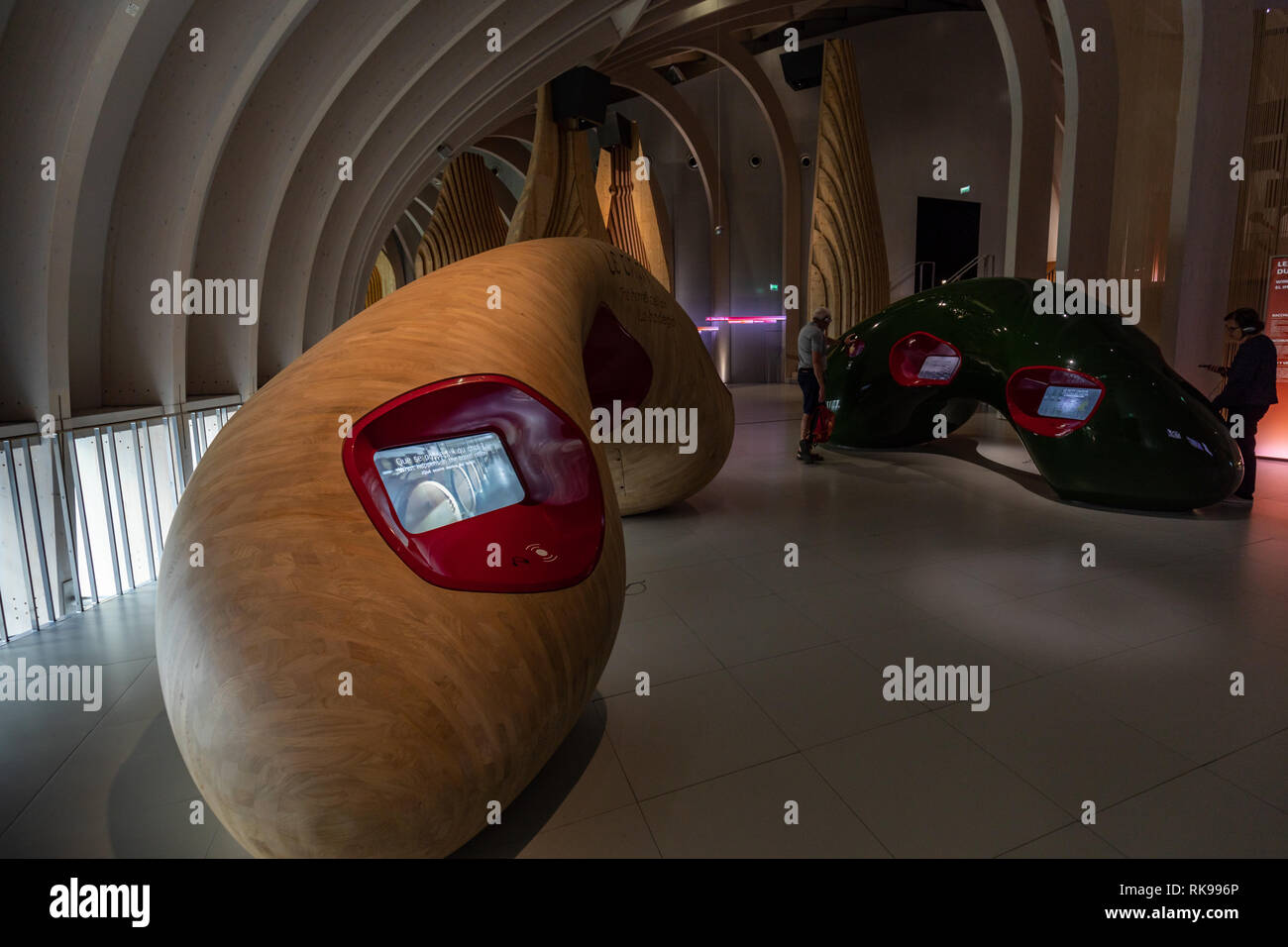La Cité du Vin, der Stadt Wein, Wein House Museum, Bordeaux, Aquitaine, Frankreich Stockfoto