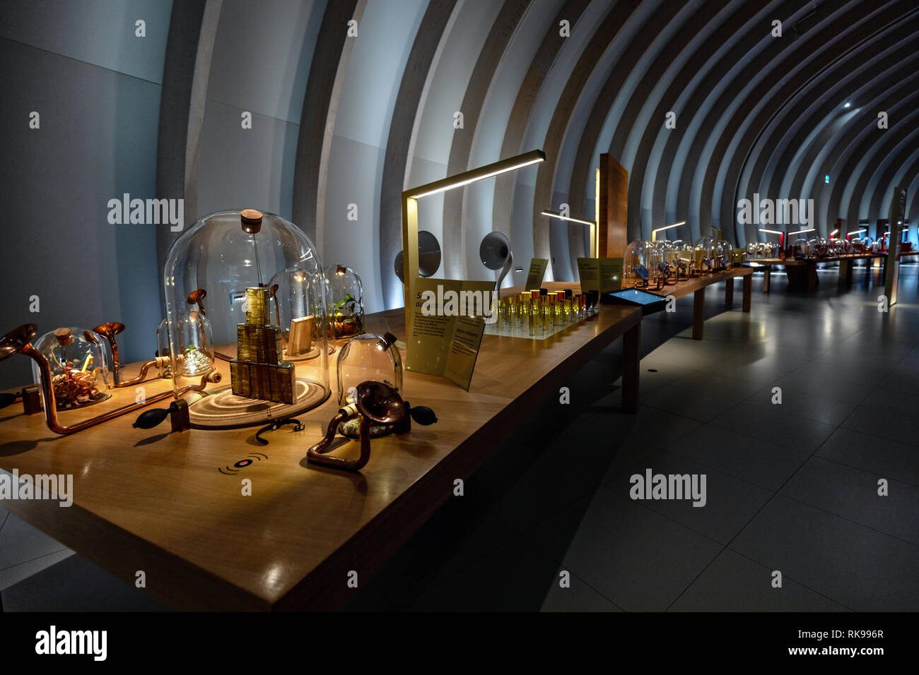 La Cité du Vin, der Stadt Wein, Wein House Museum, Bordeaux, Aquitaine, Frankreich Stockfoto