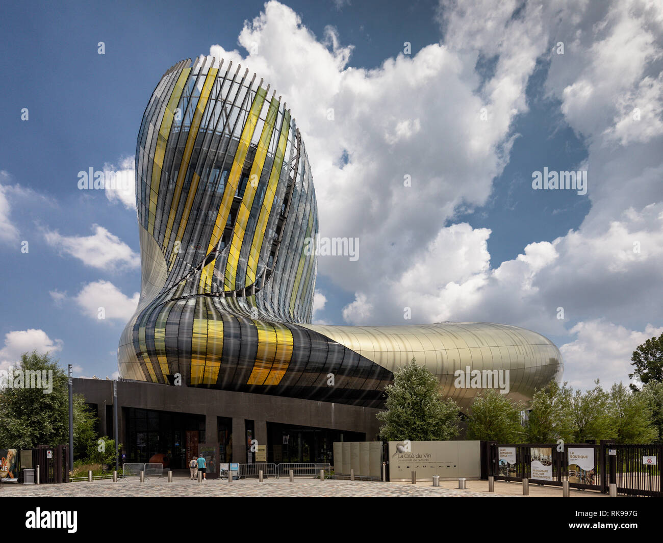 La Cité du Vin, der Stadt Wein, Wein House Museum, Bordeaux, Aquitaine, Frankreich Stockfoto