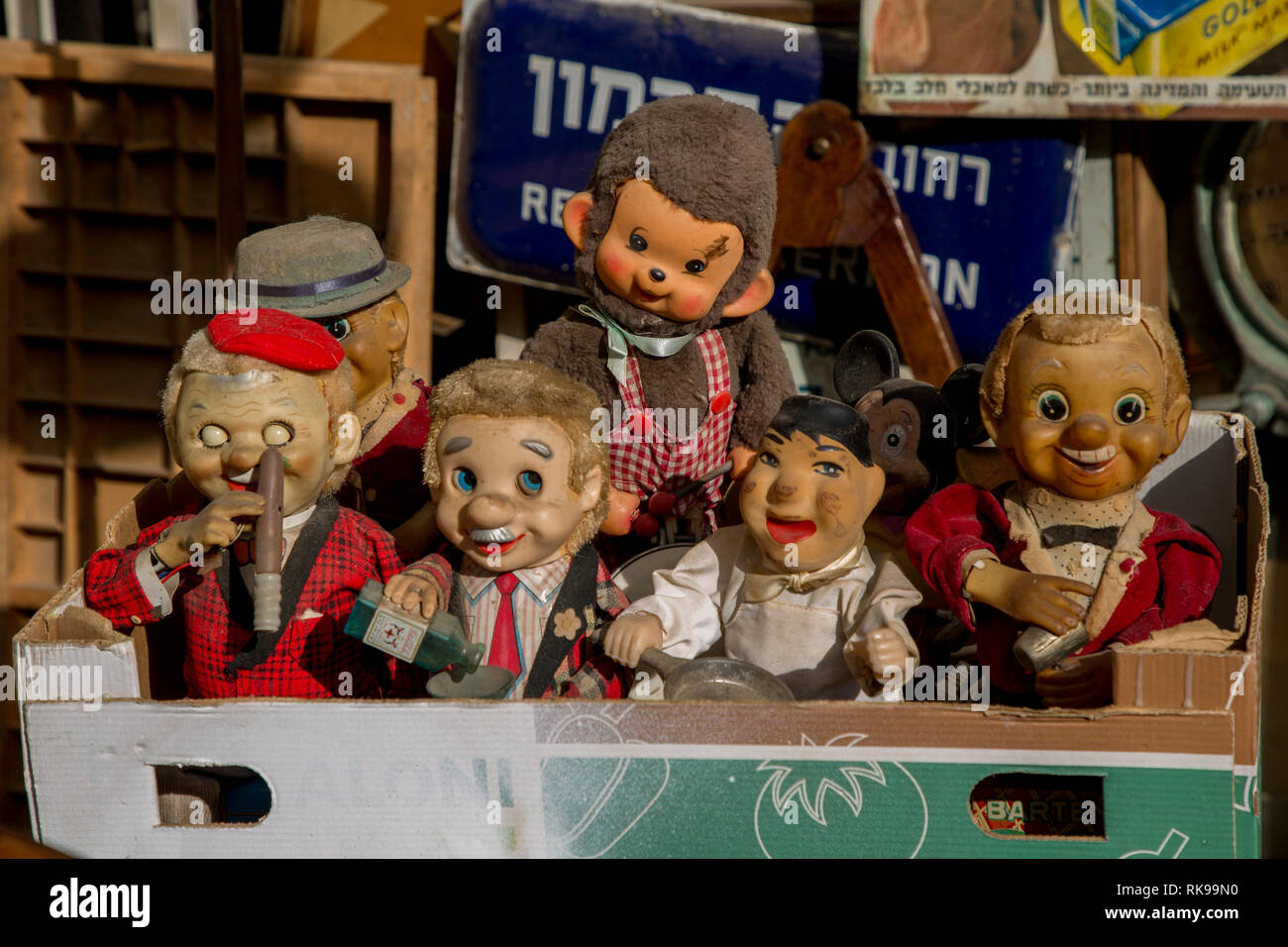 Kleine Geschäfte in der Altstadt von Jaffa, Tel Aviv, Israel Stockfoto