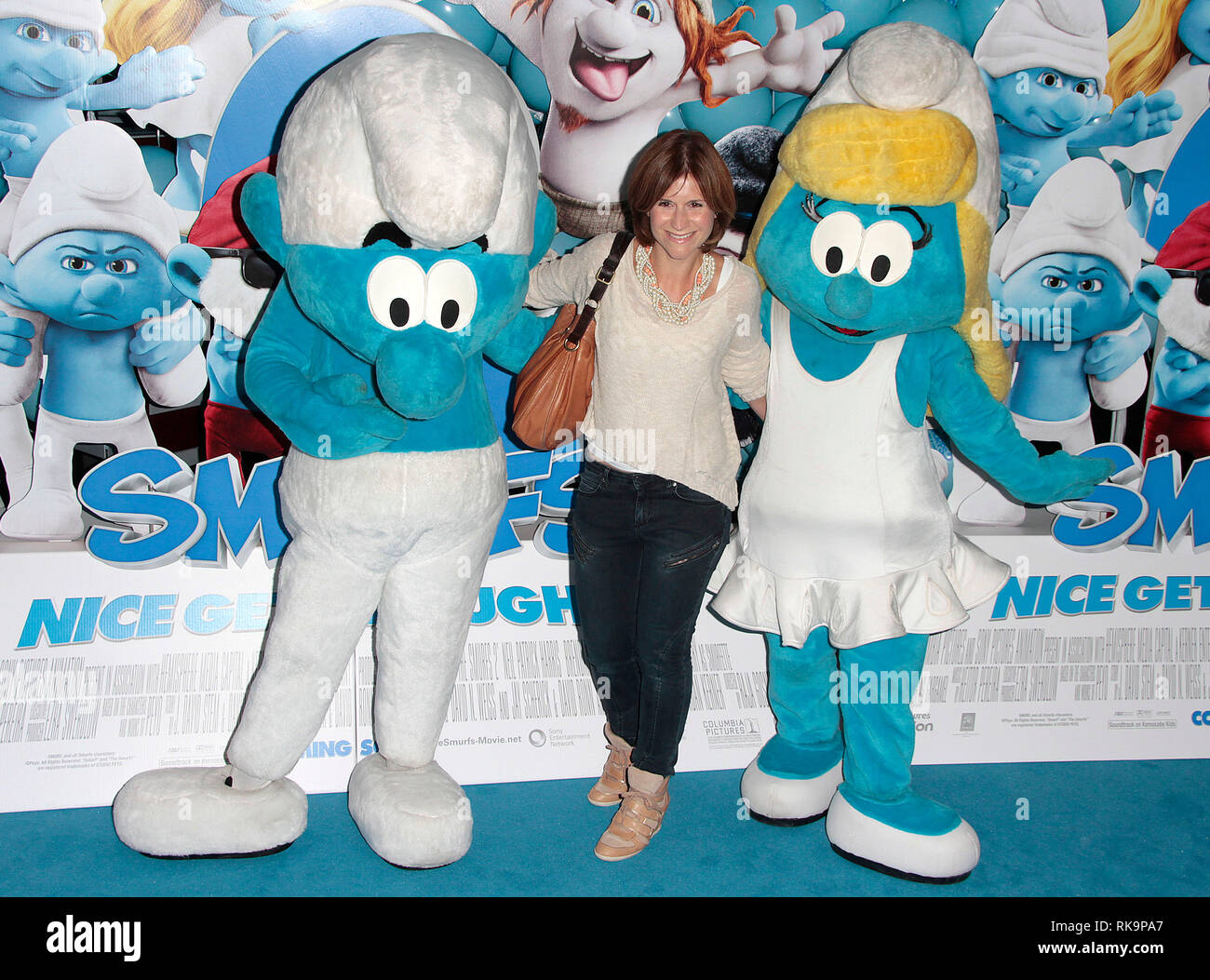 28. Juli 2013 - Die Schlümpfe 2, Gala Screening, Vue Kino, Leicester Square, London Foto zeigt: Harriet Scott Stockfoto