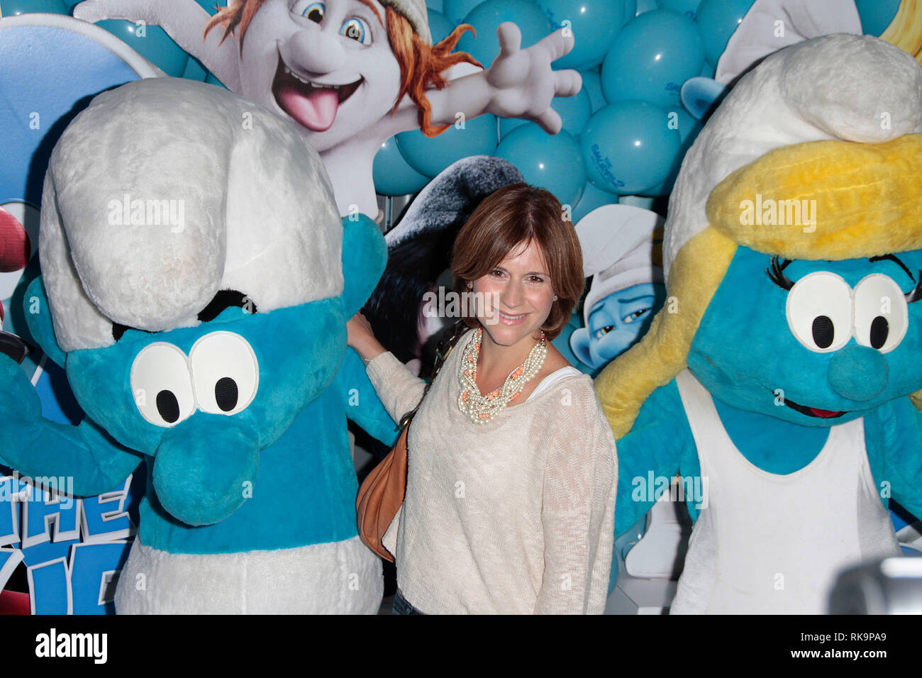28. Juli 2013 - Die Schlümpfe 2, Gala Screening, Vue Kino, Leicester Square, London Foto zeigt: Harriet Scott Stockfoto