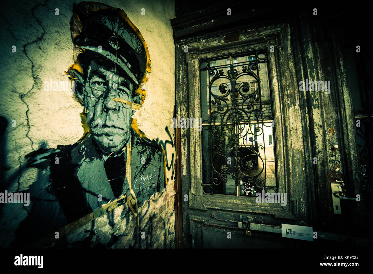 Berlin Mitte Graffiti Stockfoto