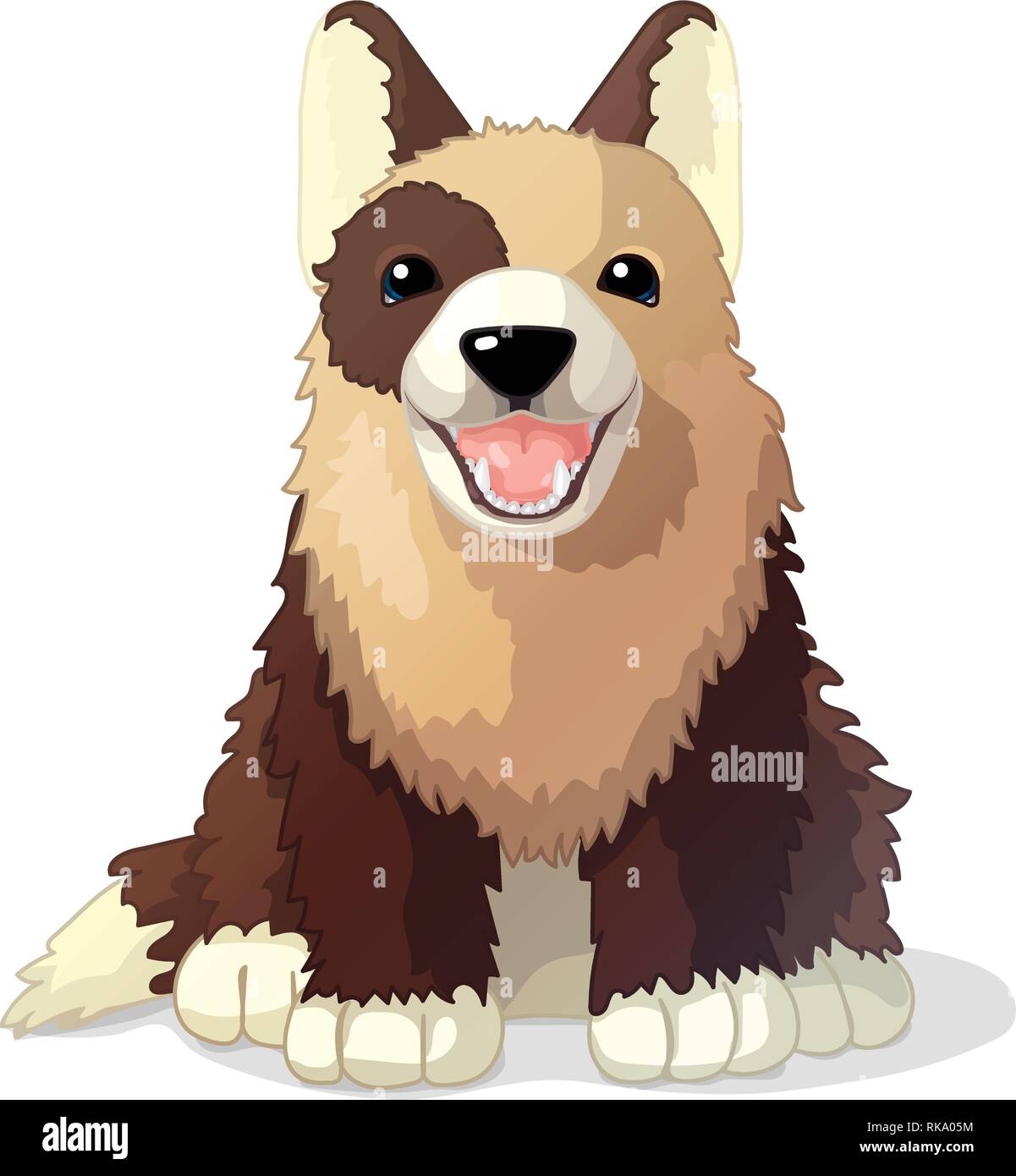 Vektor cartoon Animal clipart: Puppy dog Stock Vektor