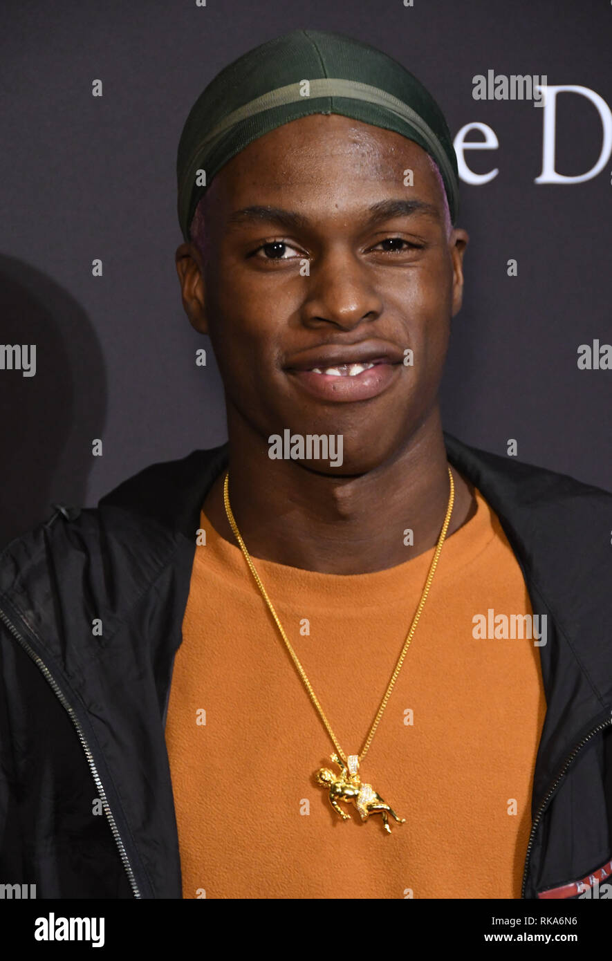 Februar 9, 2019 - Beverly Hills, CA, USA - 09. Februar 2019 - Beverly Hills, Kalifornien - Daniel Caesar. Die Recording Academy und Clive Davis' 2019 Pre-GRAMMY Gala statt im Beverly Hilton Hotel. Photo Credit: Birdie Thompson/AdMedia (Credit Bild: © Birdie Thompson/AdMedia über ZUMA Draht) Stockfoto