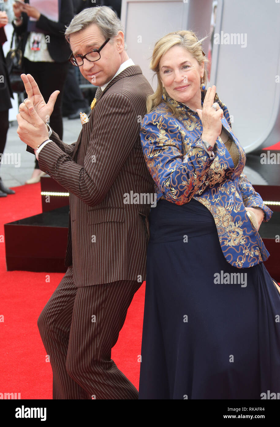 LONDON, ENGLAND, UK - 27. MAI - Paul Feig besucht Py's "Europäische Premiere im Odeon Leicester Square am 27. Mai 2015 in London, England Stockfoto