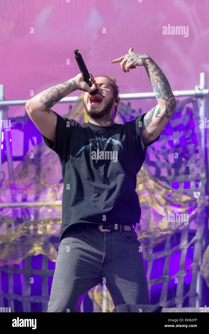 Post Malone Leeds Festival de 25. August 2018 Stockfoto