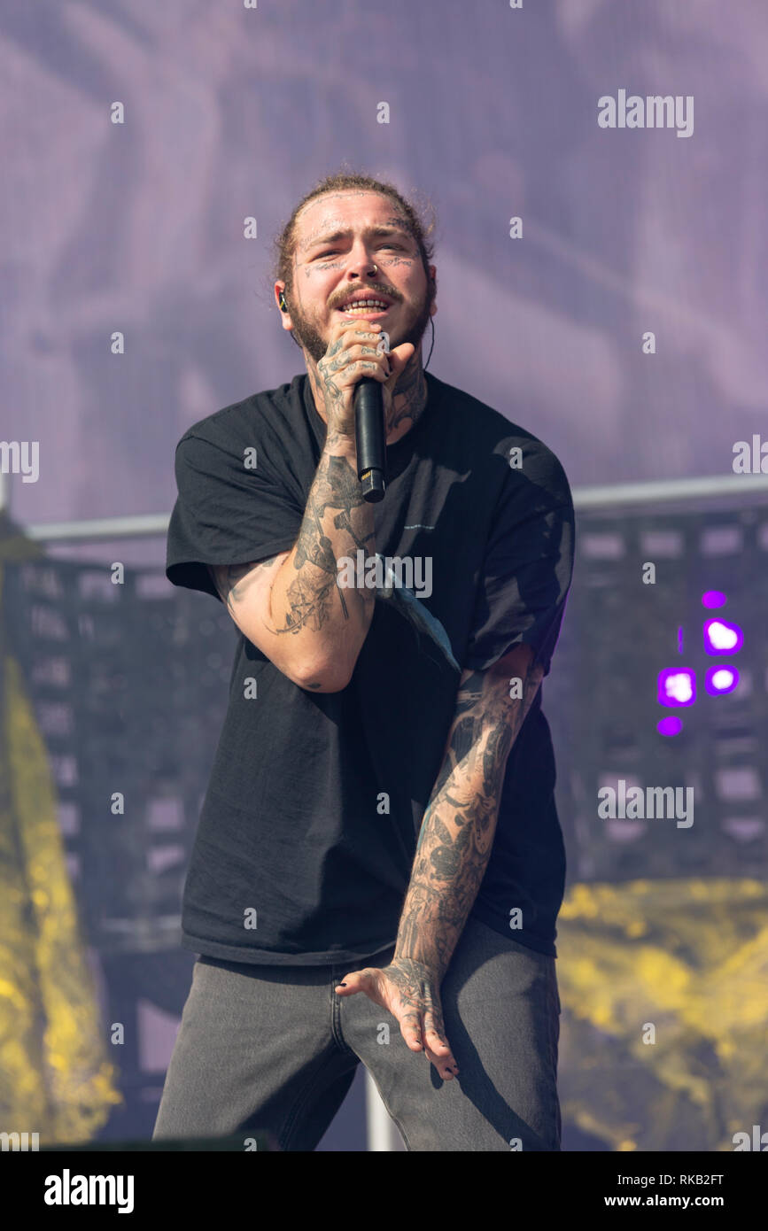 Post Malone Leeds Festival de 25. August 2018 Stockfoto